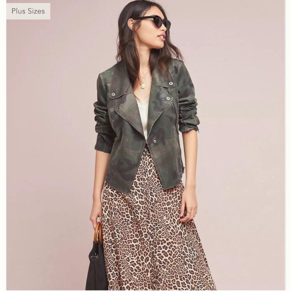 NWT Anthropologie Marrakech Camo Jacket XS